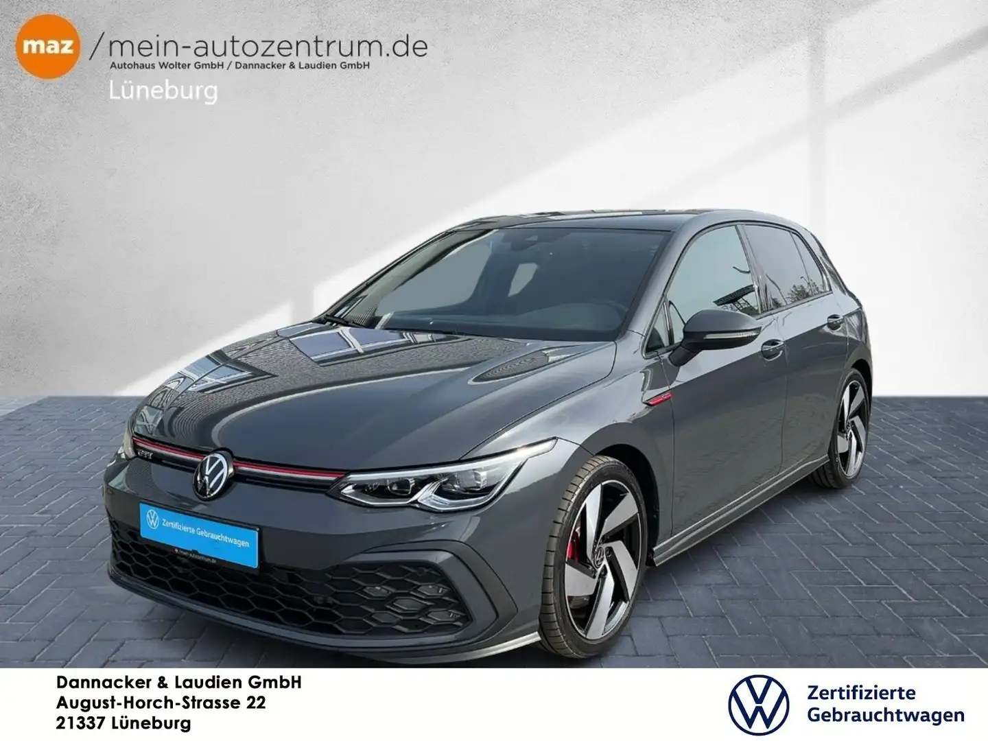 Volkswagen Golf GTI VIII 2.0 TSI Alu LEDPlus AHK Navi ACC Kam Grau - 1