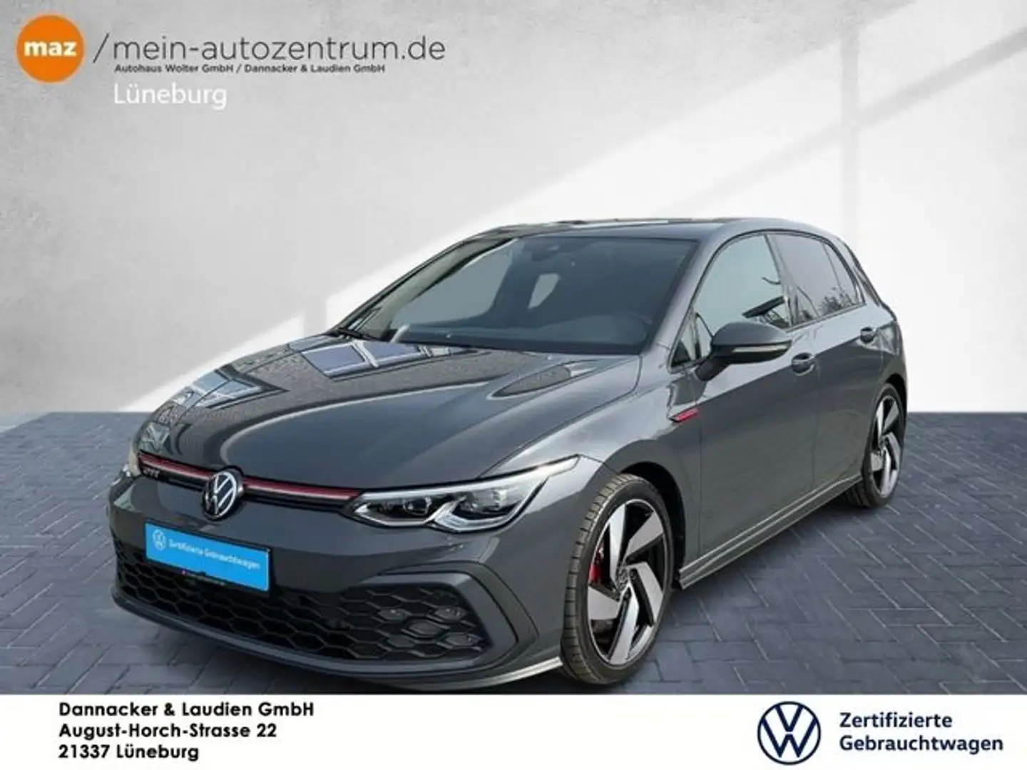 Volkswagen Golf VIII GTI 2.0 TSI Alu LEDPlus AHK Navi ACC K Grau - 2