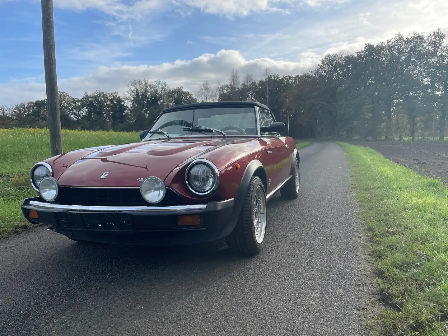 Fiat 124 Spider Volumex sehr guter Zustand kpl überhol Red - 2