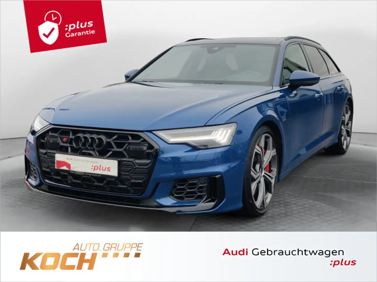Audi S6 55 TDI q. Tiptr., HD Matrix, AHK, Pano, Blau - 1