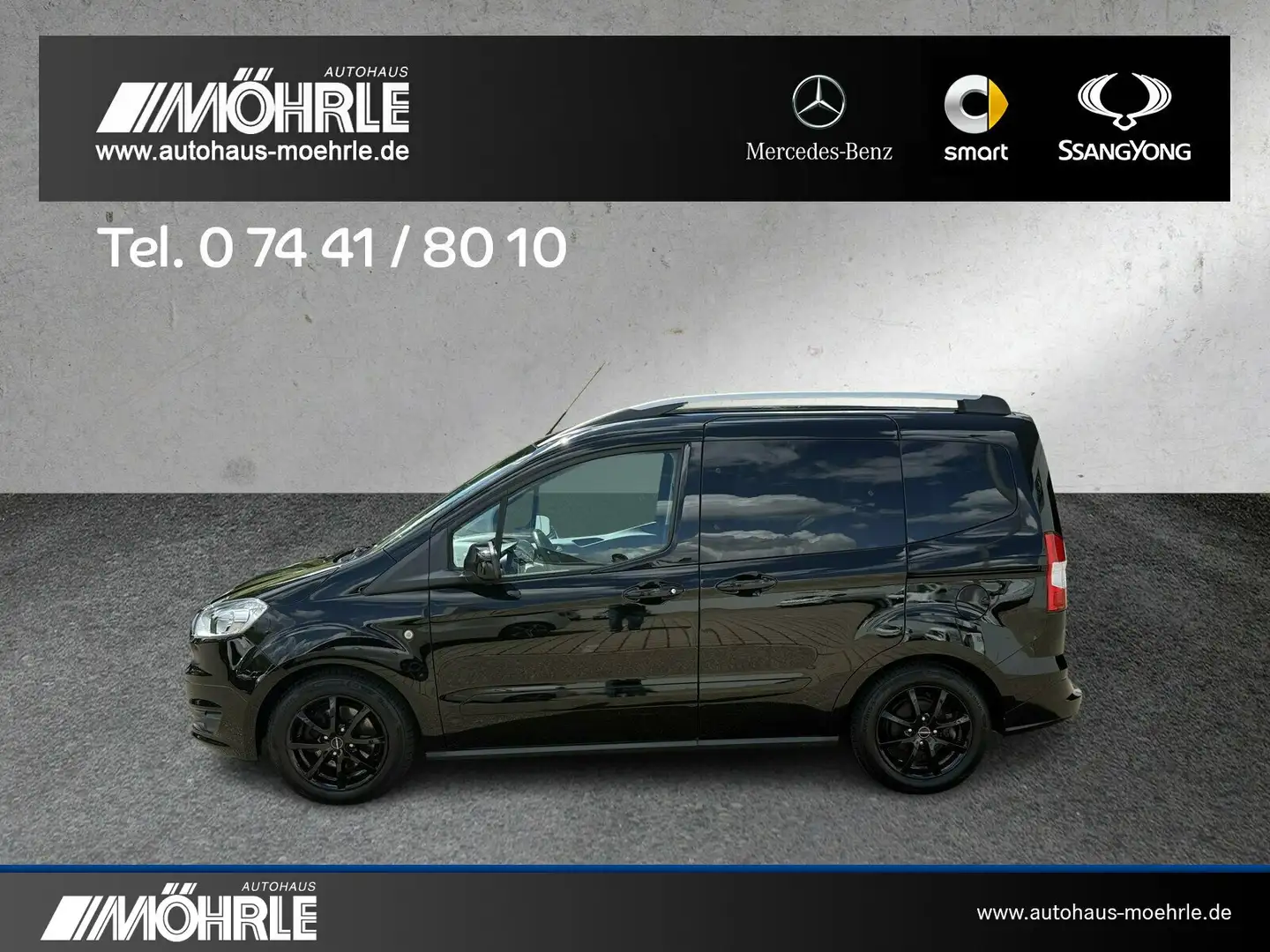 Ford Tourneo Courier Tourneo Courier Titanium 1.0 EcoBoost Navi Klima Fekete - 2