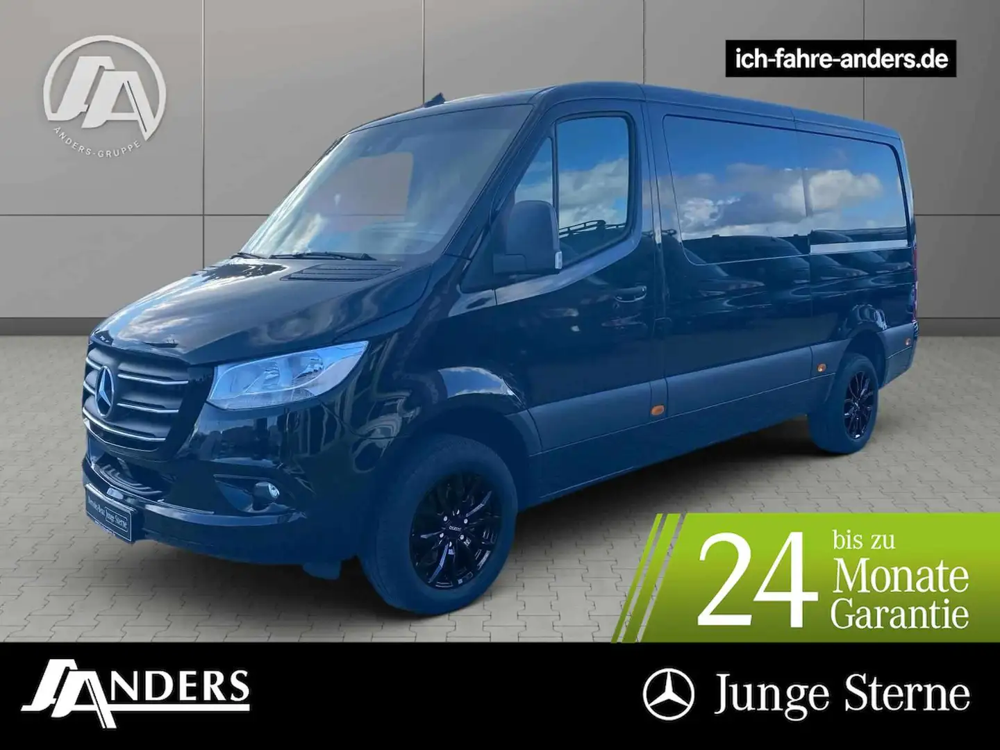 Mercedes-Benz Sprinter 315 Mixto L2H1 Tempomat*AHK 3,5t*5-Sitz Zwart - 1