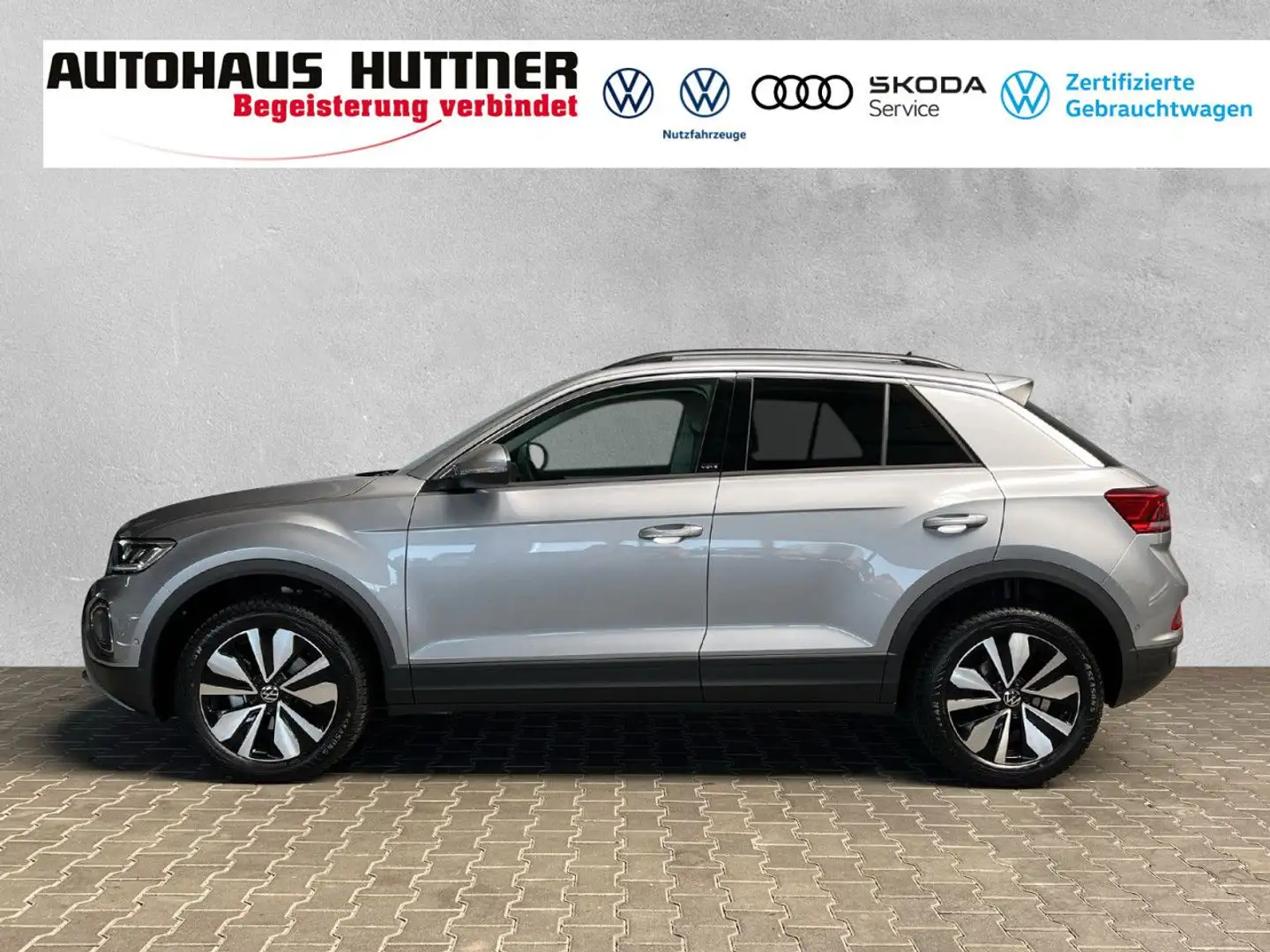 Volkswagen T-Roc MOVE 1.5 TSI DSG ACC LED RÜCKFAHRKAMERA Серебристый - 2