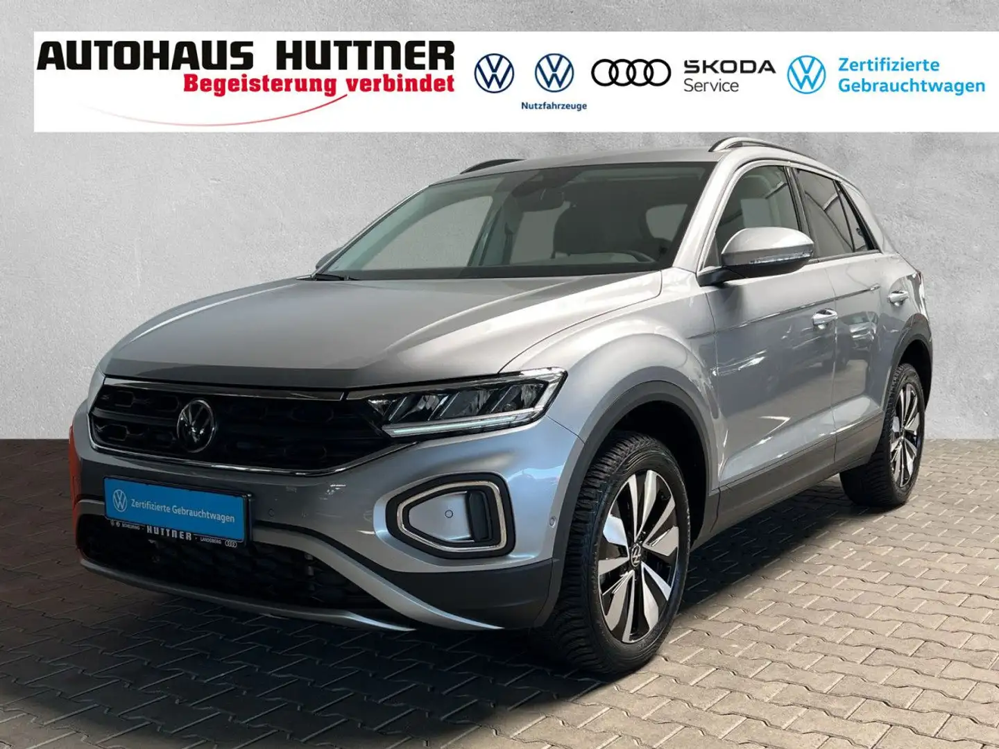 Volkswagen T-Roc MOVE 1.5 TSI DSG ACC LED RÜCKFAHRKAMERA Серебристый - 1