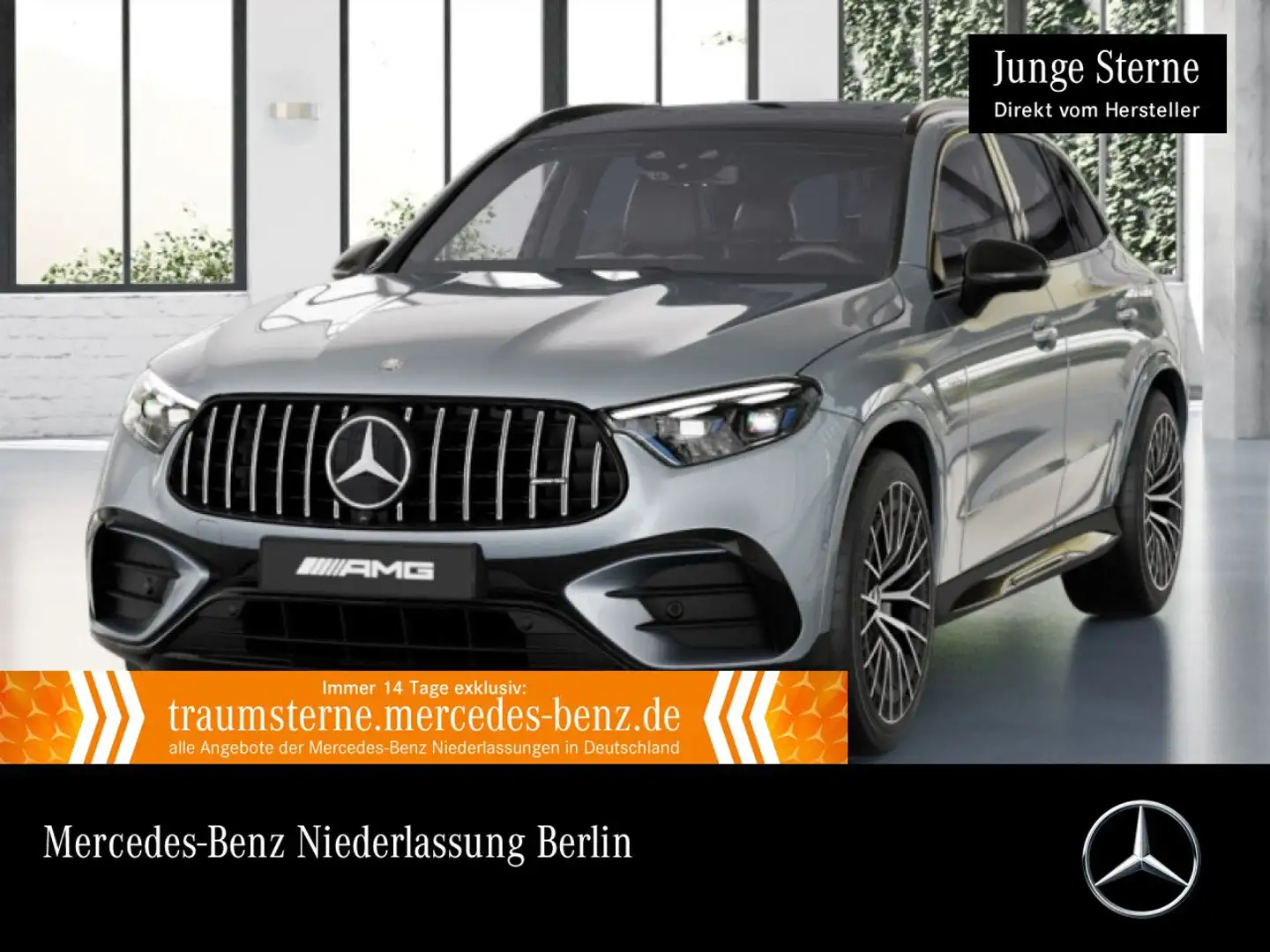 Mercedes-Benz GLC 43 AMG GLC 43 4M NIGHT+PANO+360+AHK+STHZG+BURMESTER+9G Argent - 1