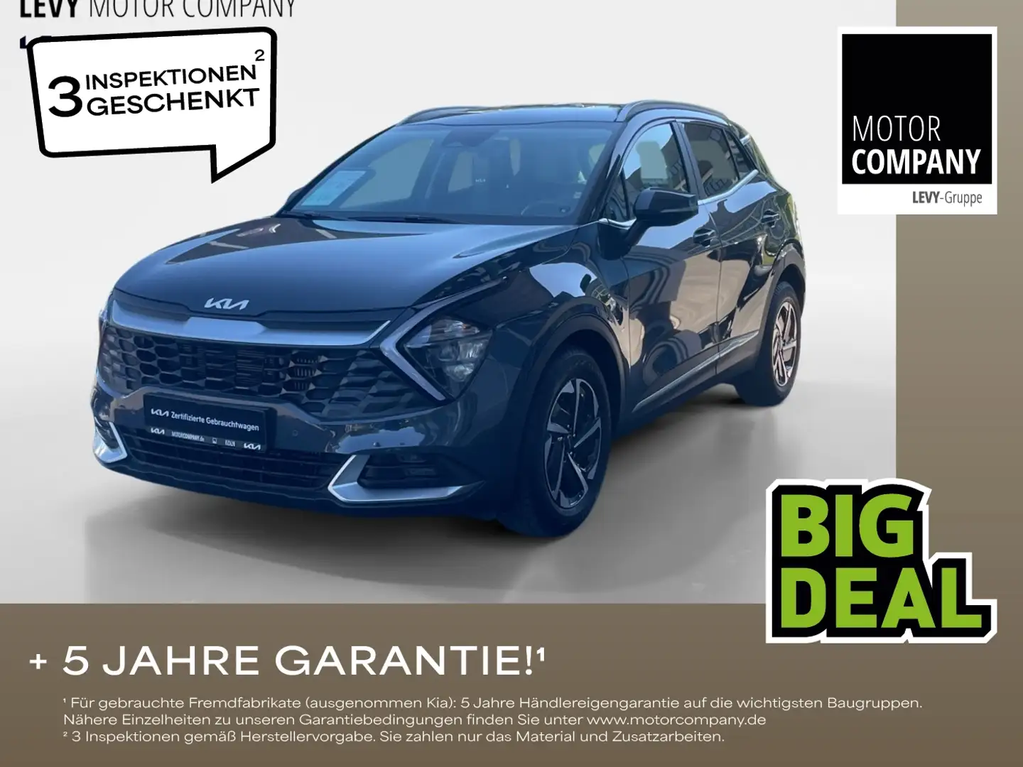 Kia Sportage 1.6 T-GDI Vision +Navi+R.Kam+Allwetter+ Gris - 1