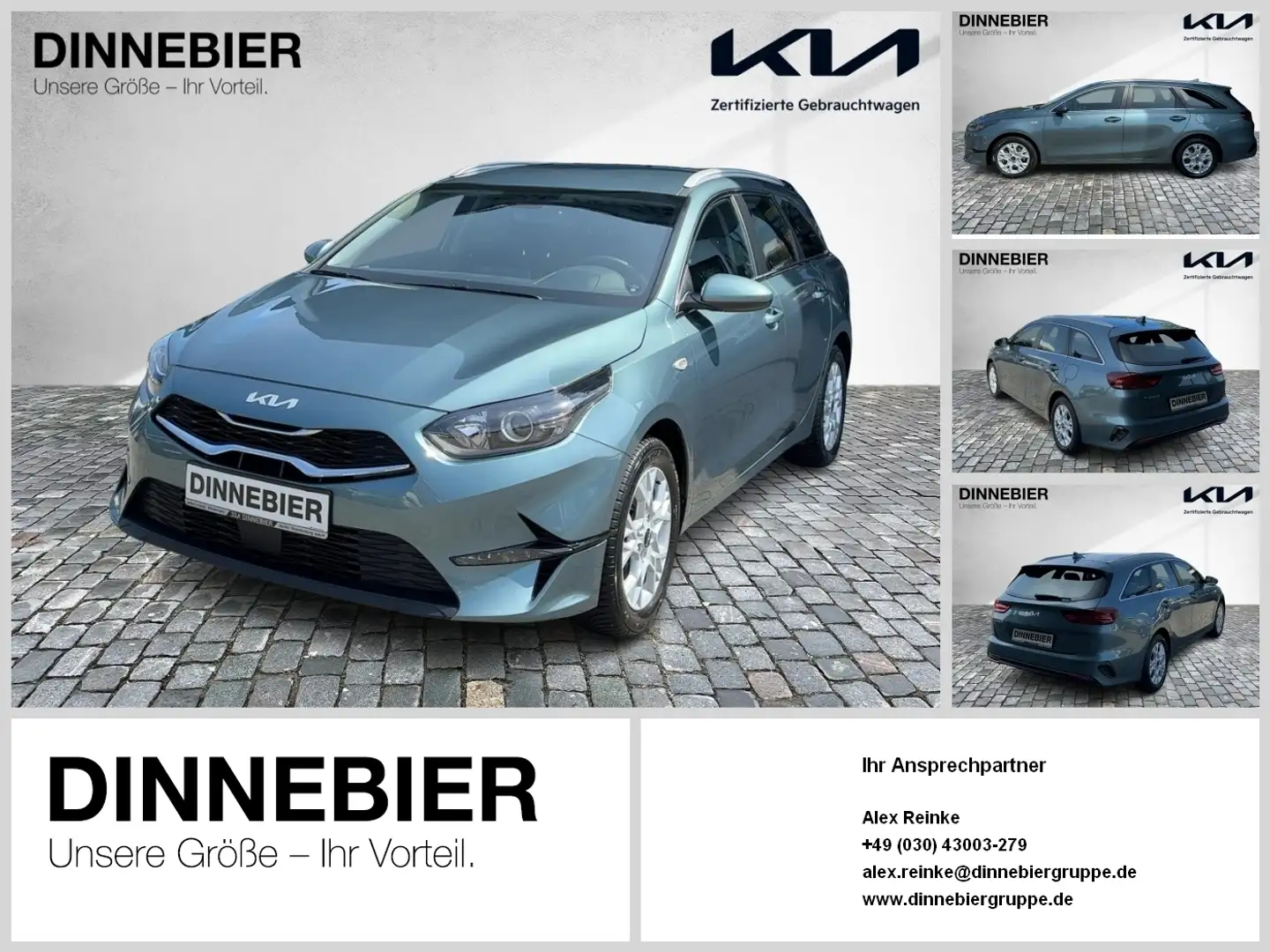 Kia Ceed SW / cee'd SW CEED Sportswagon 1.5T Vision Kamera+Navi+SHZ Gris - 1
