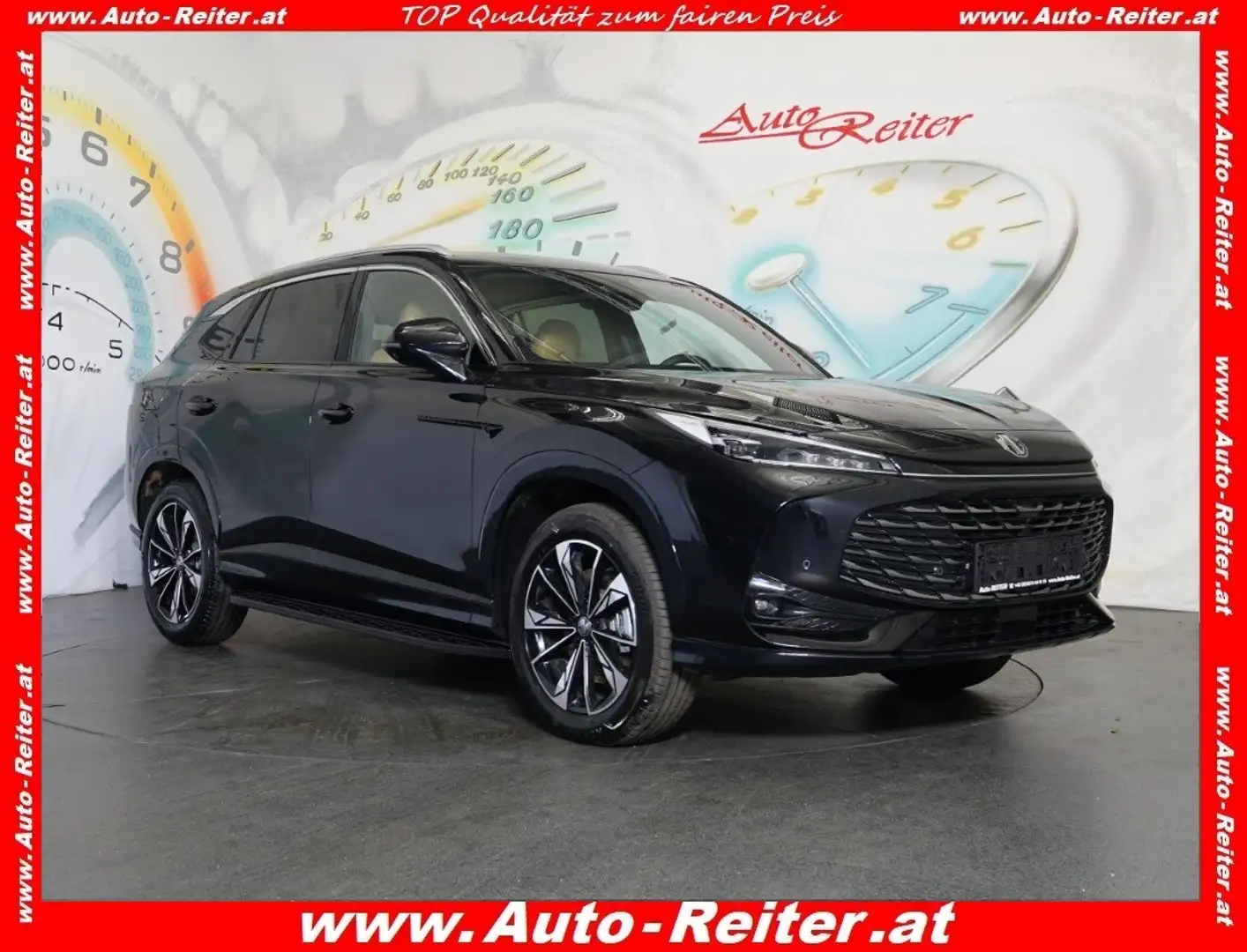 MG HS PHEV+ Luxury 21,4kWh Aut. *LED, ACC,NAVI, LEDER... Schwarz - 1