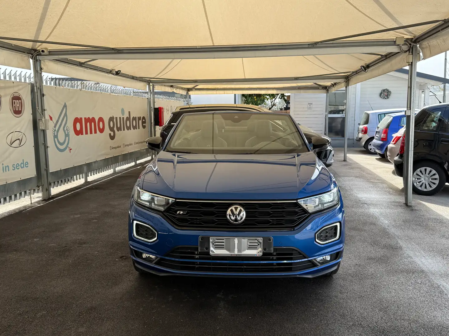 Volkswagen T-Roc T-Roc Cabriolet 1.5 tsi R-Line dsg Blauw - 1
