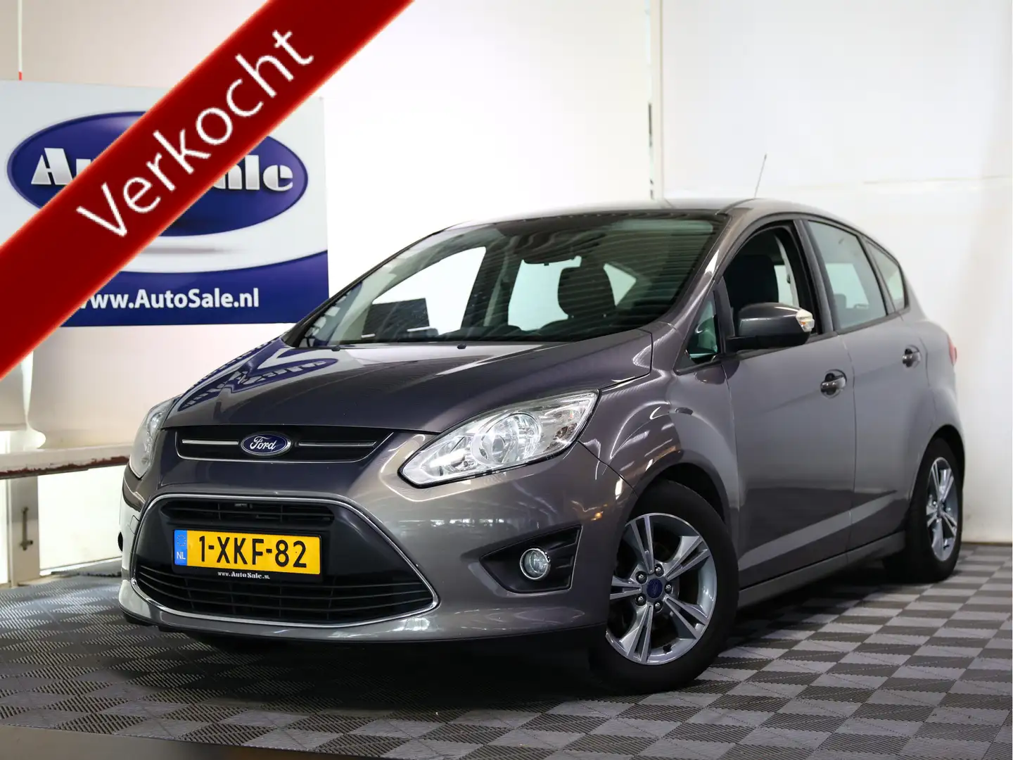 Ford C-Max 1.0 126pk NAP CRUISE NAVI BLUET TREKHAAK AIRCO '14 Gri - 1