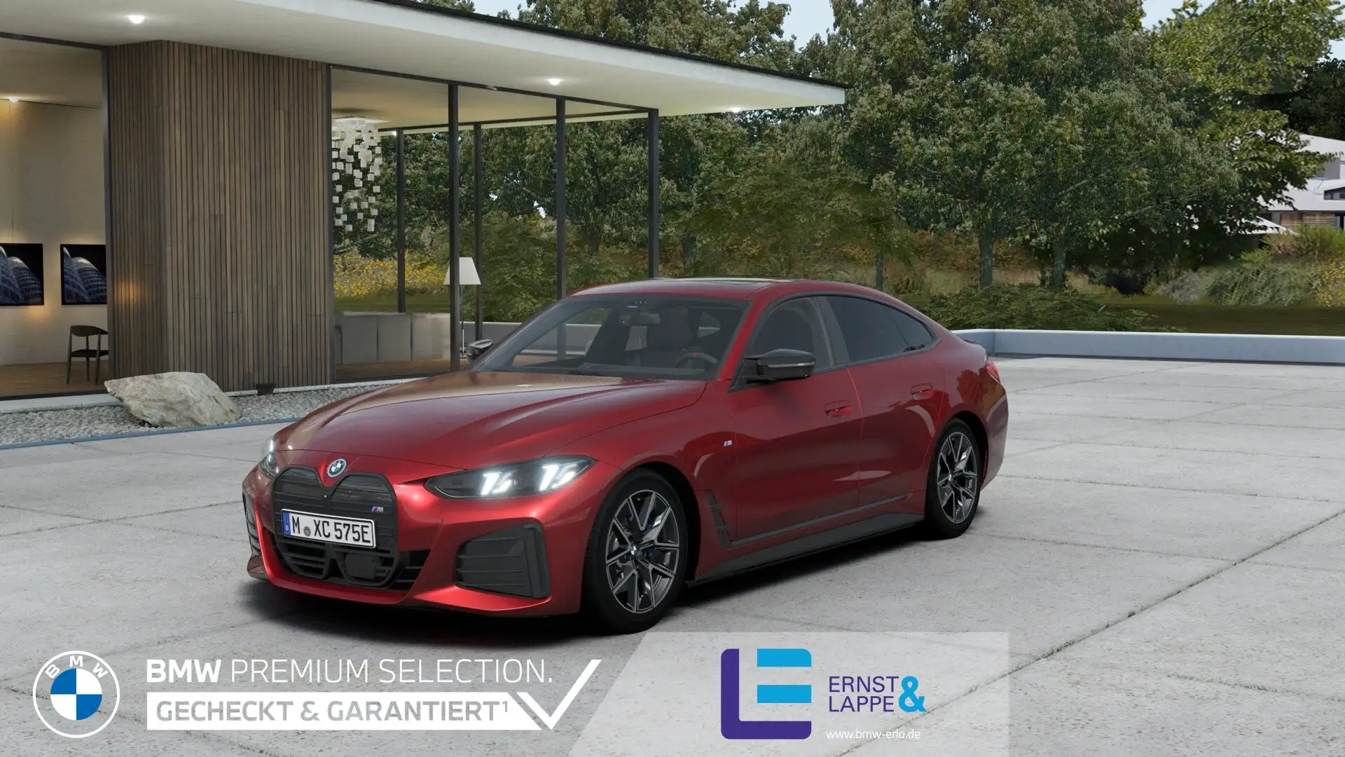 BMW i4 M50 xDrive GC || Glasdach DrivingAssProf Rot - 1