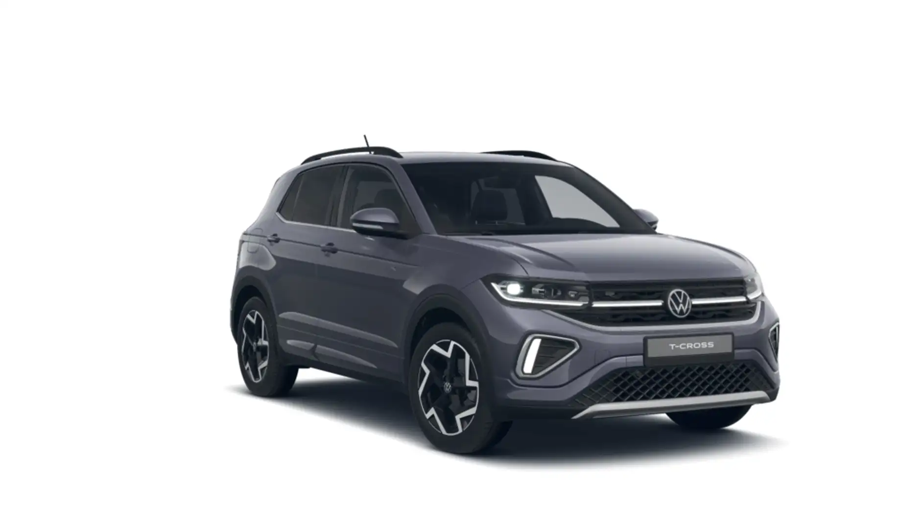 Volkswagen T-Cross 1.0 TSI R-Line 85kW Gris - 2