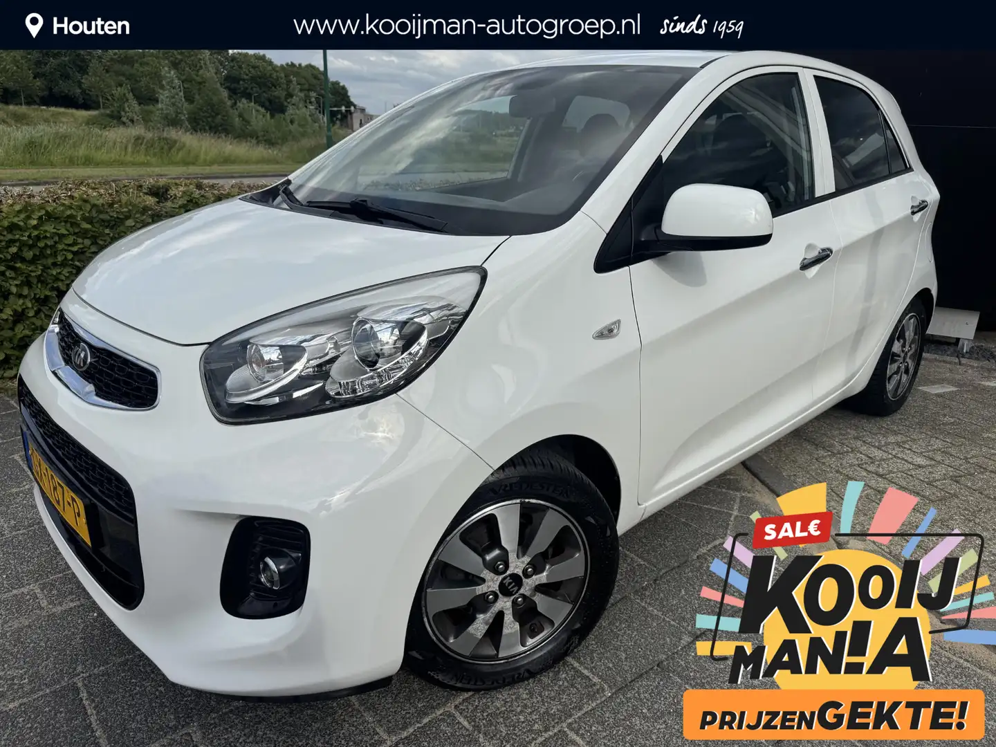 Kia Picanto 1.0 CVVT First Edition | Eerste Eigenaar | Dealero Blanc - 1