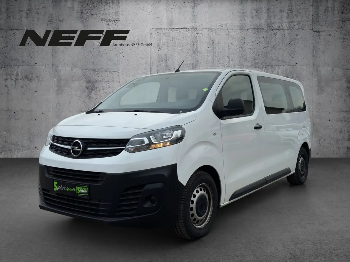 Opel Vivaro Kombi 2.0 D Klima,8 Sitze, AHK abnehmbar Weiß - 2