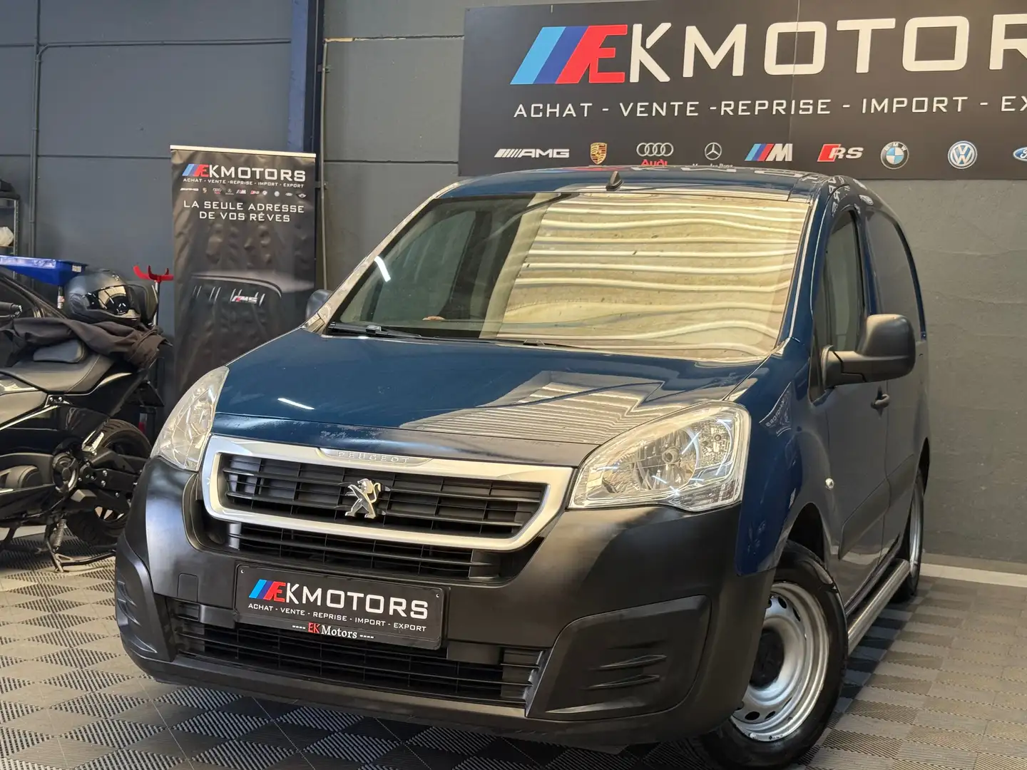 Peugeot Partner °TVA/BTW°NAVI°AIRCO°V.ELEC°CRUISE Bleu - 2