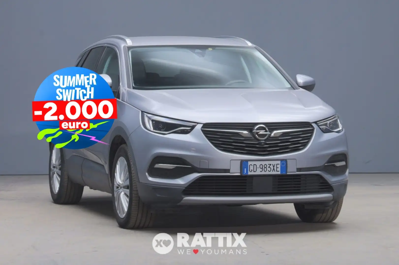 Opel Grandland X 1.6 Phev Business Elegance Auto Gris - 1