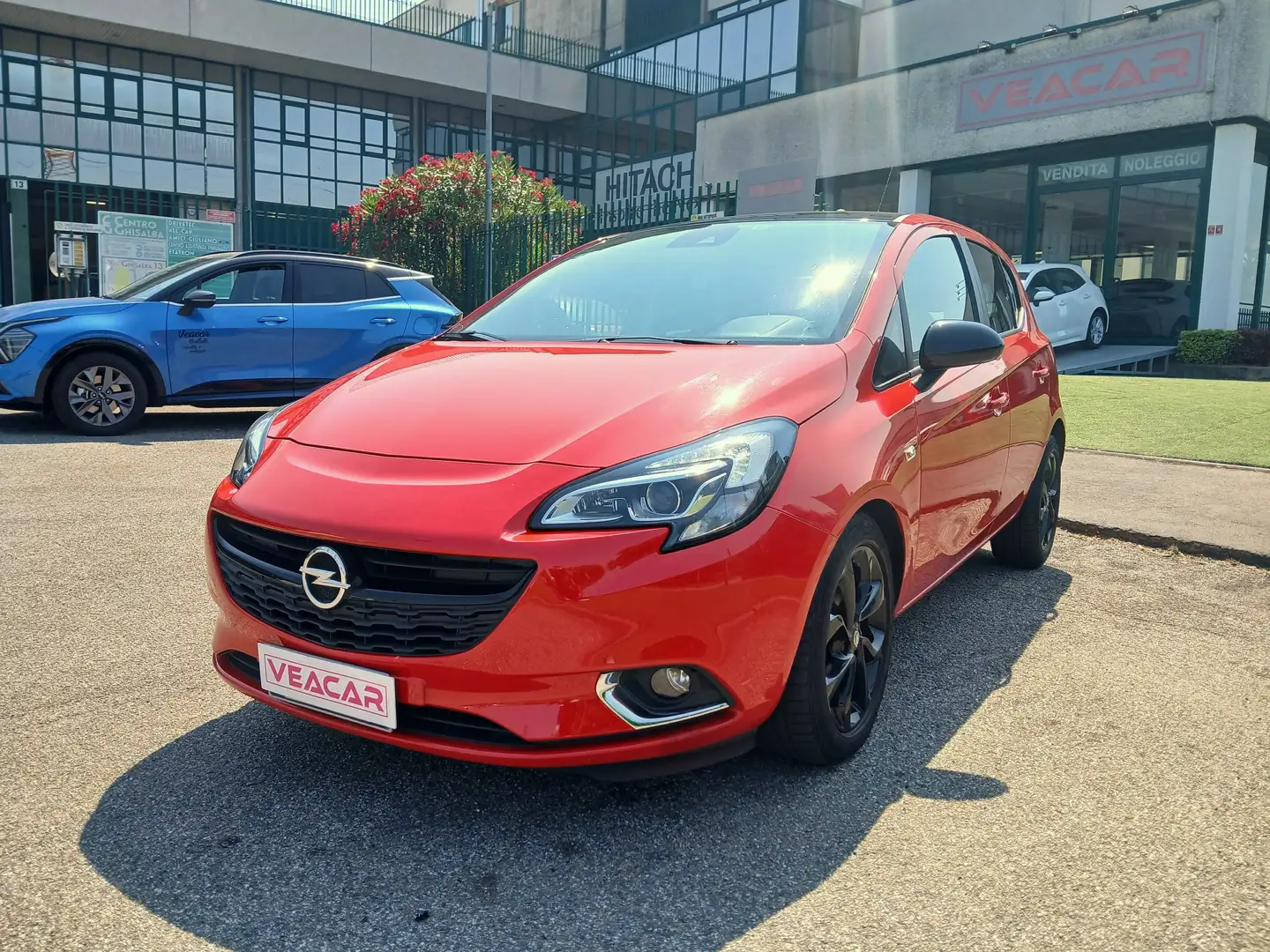 Opel Corsa 5p 1.4 b-Color s  km 64.000!!! OK NEOPATENTATI Rosso - 1