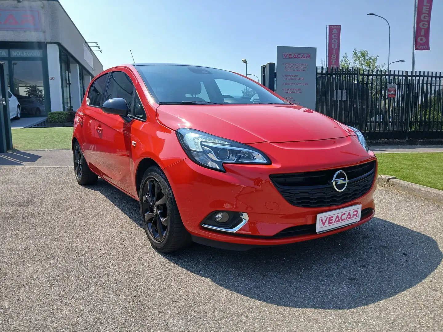Opel Corsa 5p 1.4 b-Color s  km 64.000!!! OK NEOPATENTATI Rosso - 2