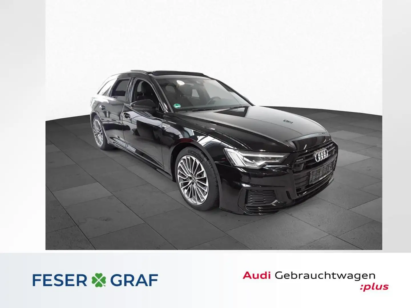 Audi A6 Avant 55 TFSI e quattro S line-Pano-ACC-Kamera Schwarz - 1