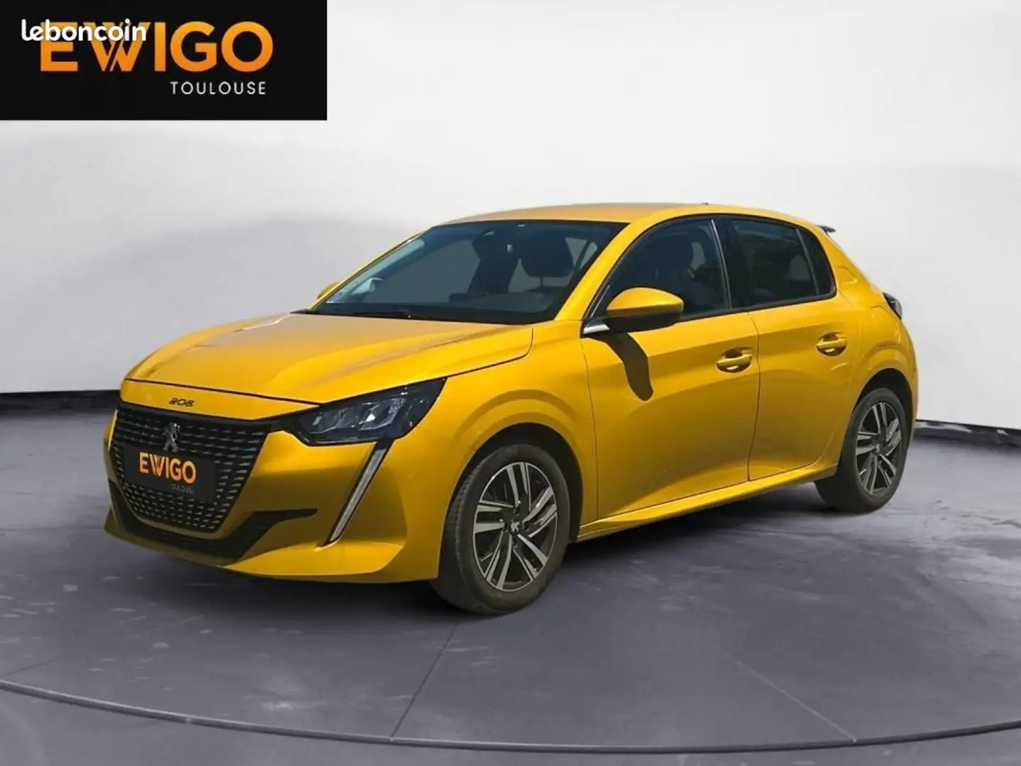 Peugeot 208 GENERATION-II 1.2 PURETECH 100 ALLURE BUSINESS Jaune - 1