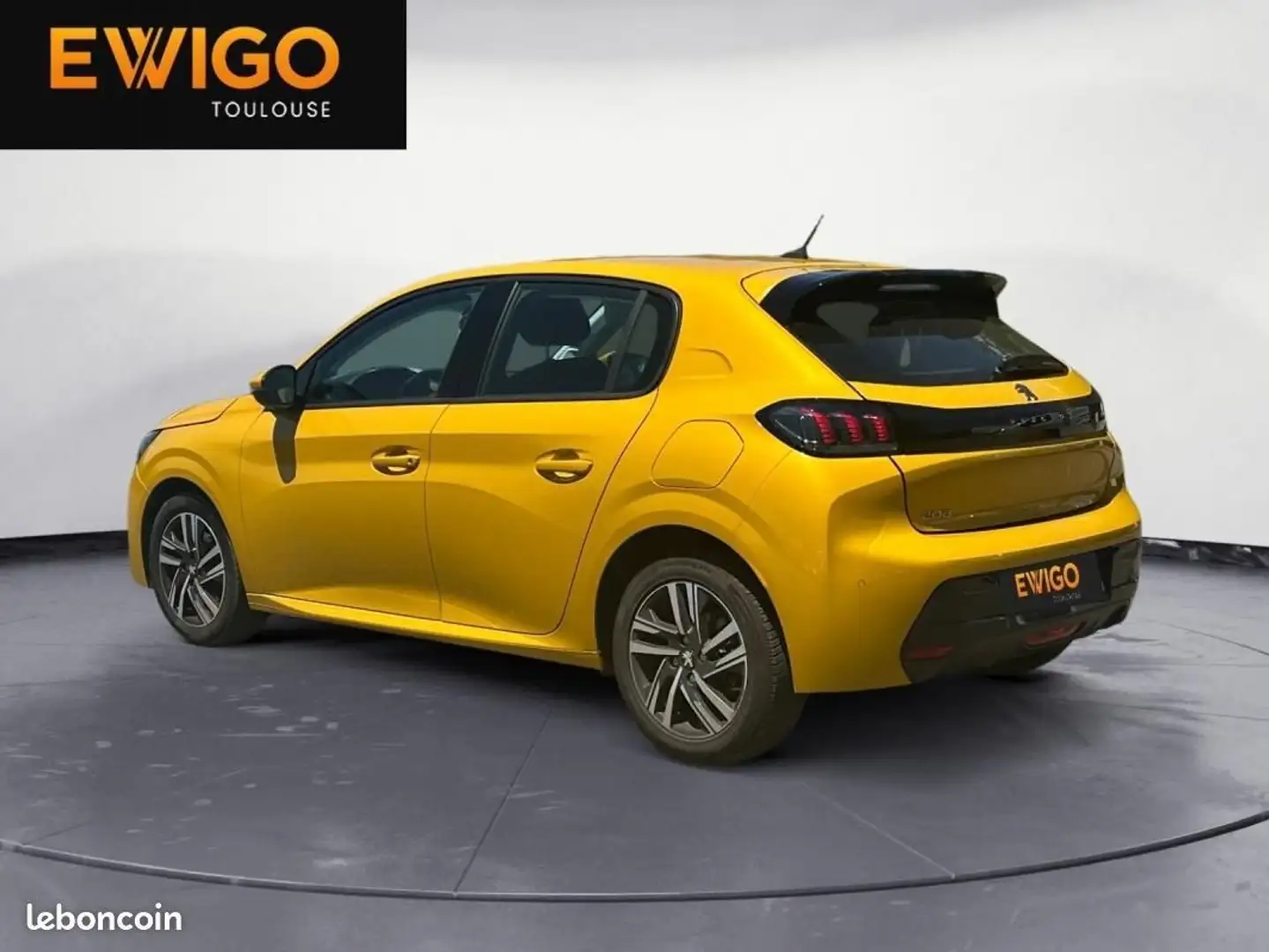 Peugeot 208 GENERATION-II 1.2 PURETECH 100 ALLURE BUSINESS Jaune - 2