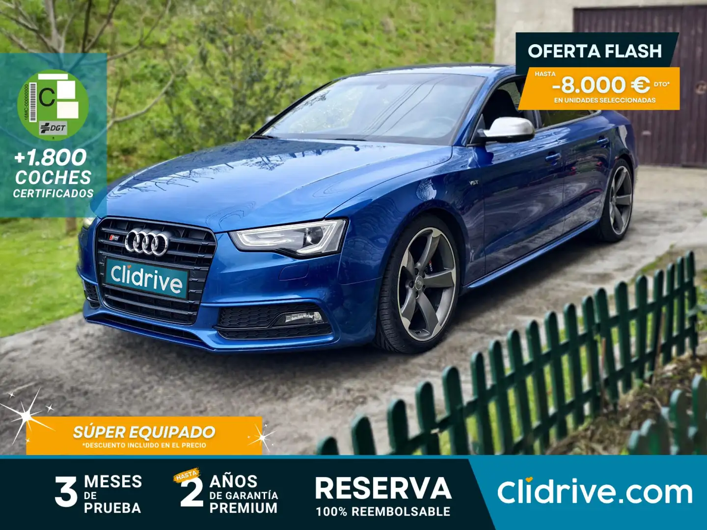 Audi S5 Sportback 3.0 TFSI 333cv quattro Stronic plava - 1