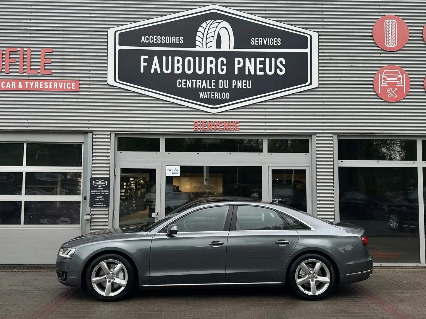 Audi A8 *3.0-TDi*1-PROPRITAIRE/1-OWNER*HISTORIQUE-AUDI* Šedá - 2