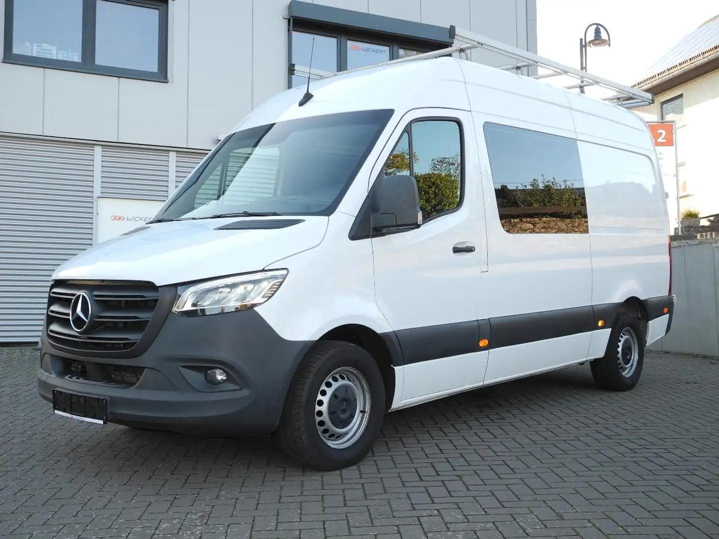 Mercedes-Benz Sprinter 319 CDI*5 Sitze*LED*AHK*Sortimo*Standh* Weiß - 1