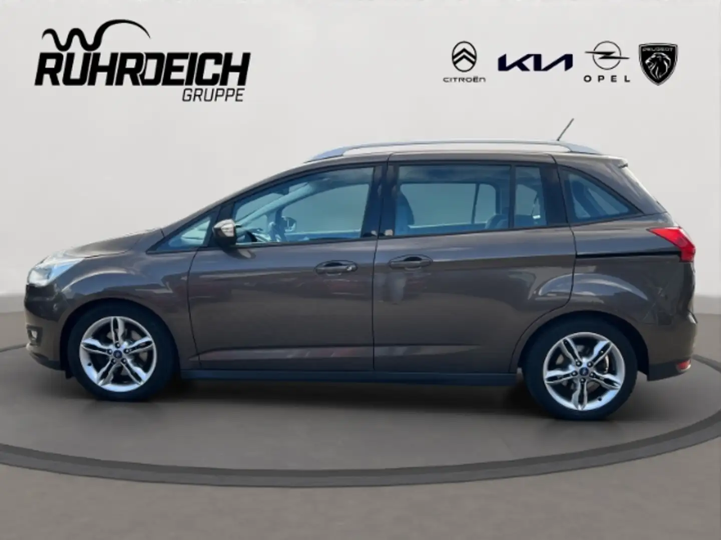 Ford C-Max Grand Trend 1.0 EcoBoost SHZ LenkradHZG Berganfahr Braun - 2