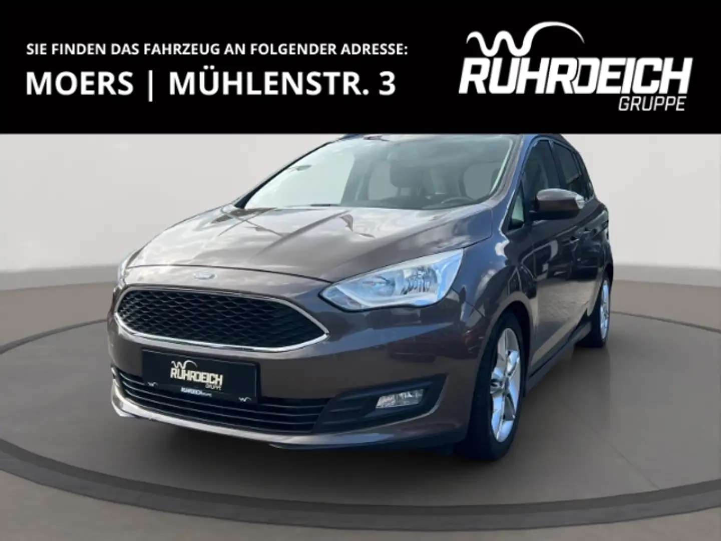 Ford C-Max Grand Trend 1.0 EcoBoost SHZ LenkradHZG Berganfahr Braun - 1