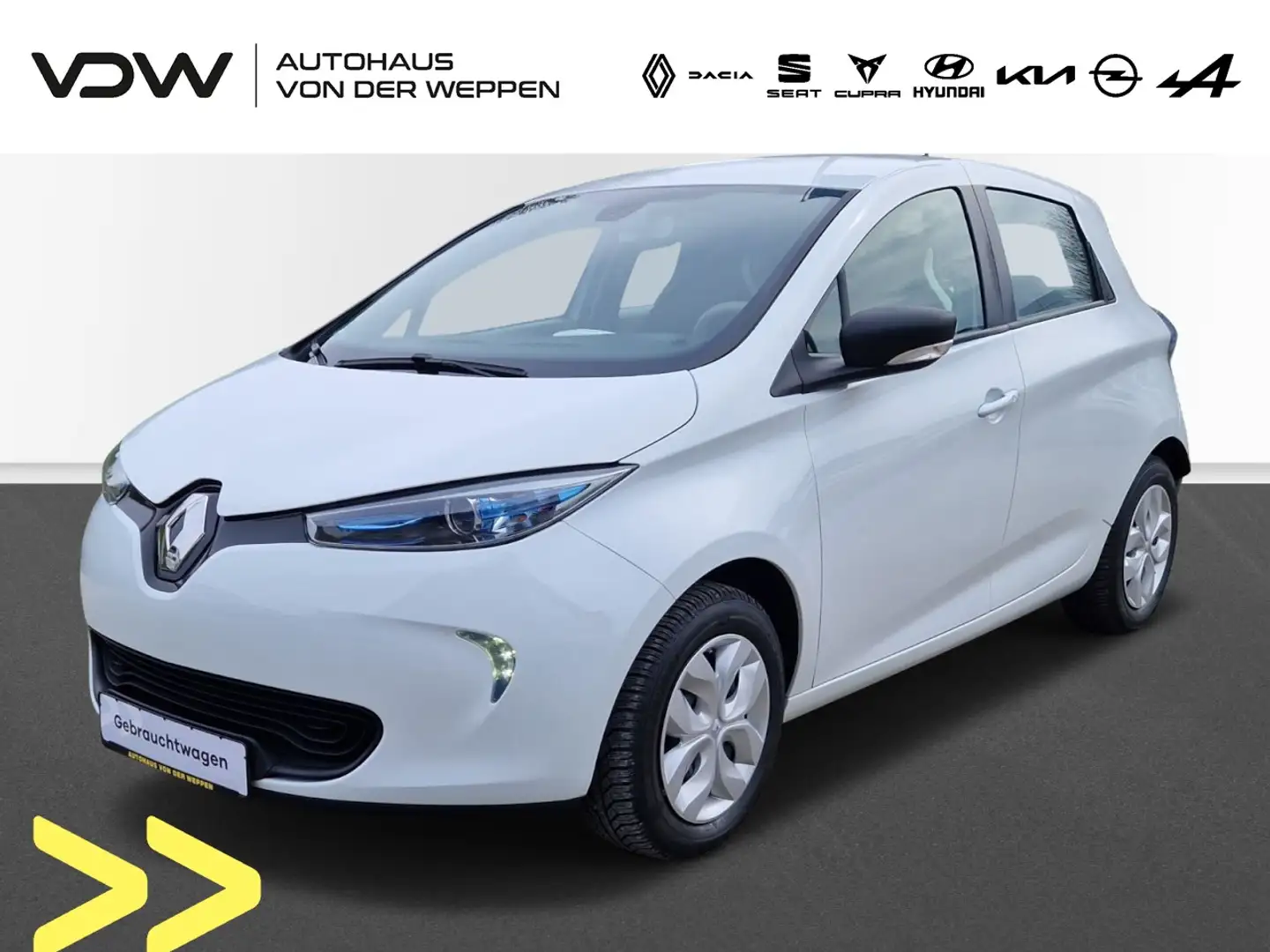Renault ZOE Life 22kWh *Batteriekauf möglich* Klima Navi Bianco - 1