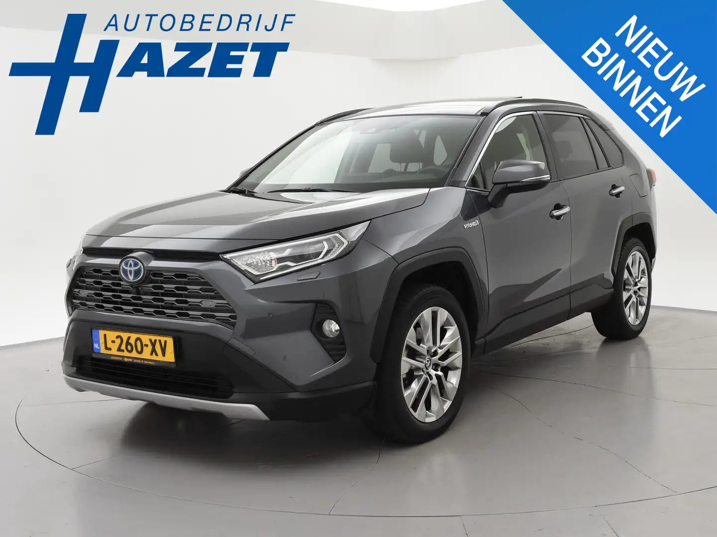 Toyota RAV 4 2.5 HYBRID AWD EXECUTIVE PREMIUM + LEDER | JBL TRE Grijs - 1