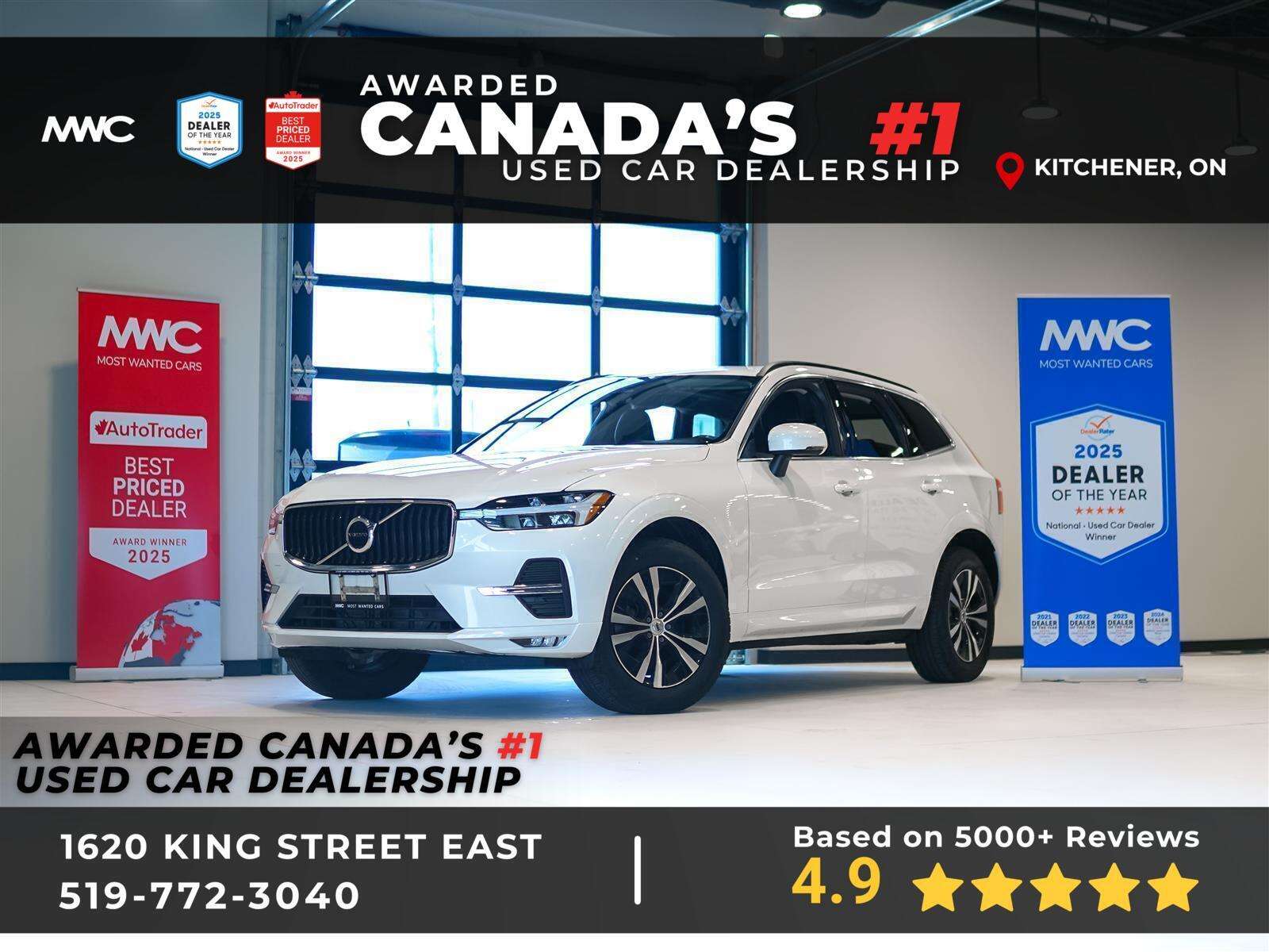 2023 Volvo XC60 CORE AWD | NAV | PANO | LTHR | ACCIDENT FREE