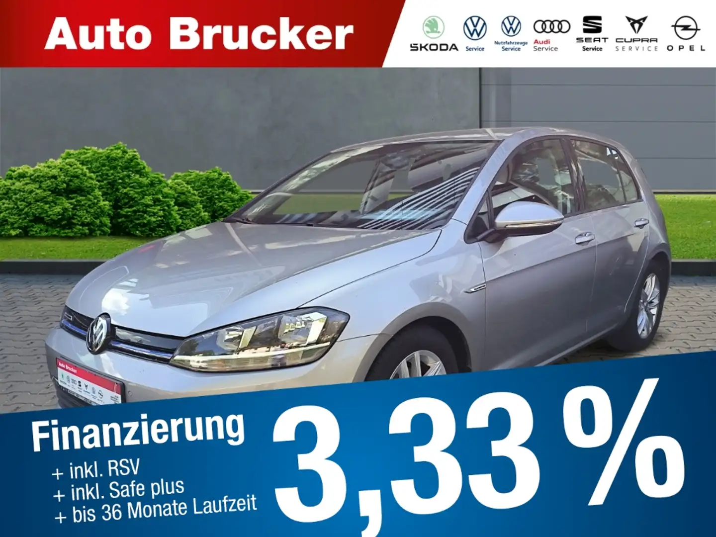 Volkswagen Golf VII Comfortline BlueMotion 1.5 TSI Alu PDC Argento - 1