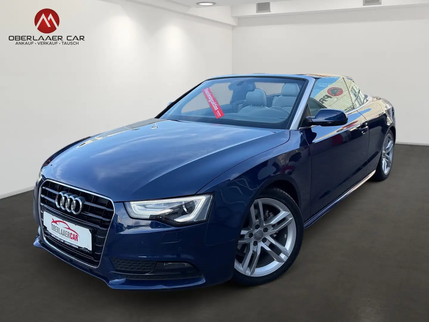 Audi A5 2.0 TDI clean diesel Cabrio | Navi | Leder | Blau - 1