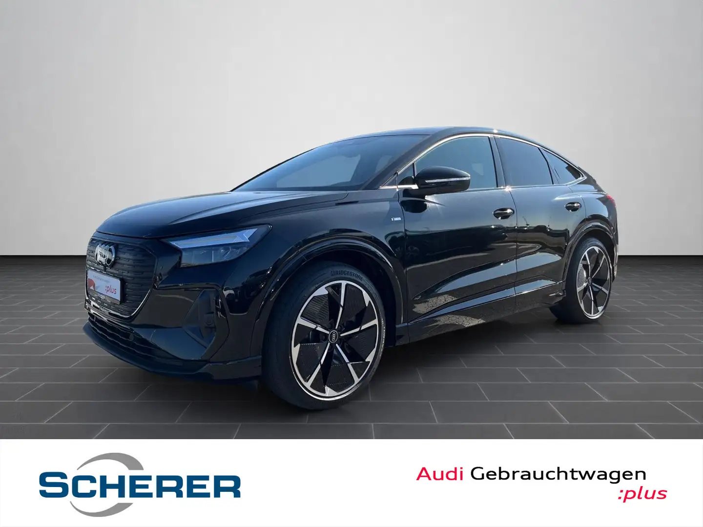 Audi Q4 e-tron Q4 Sportback 40 e-tron S line LED NAVI+ RFK ACC Noir - 1