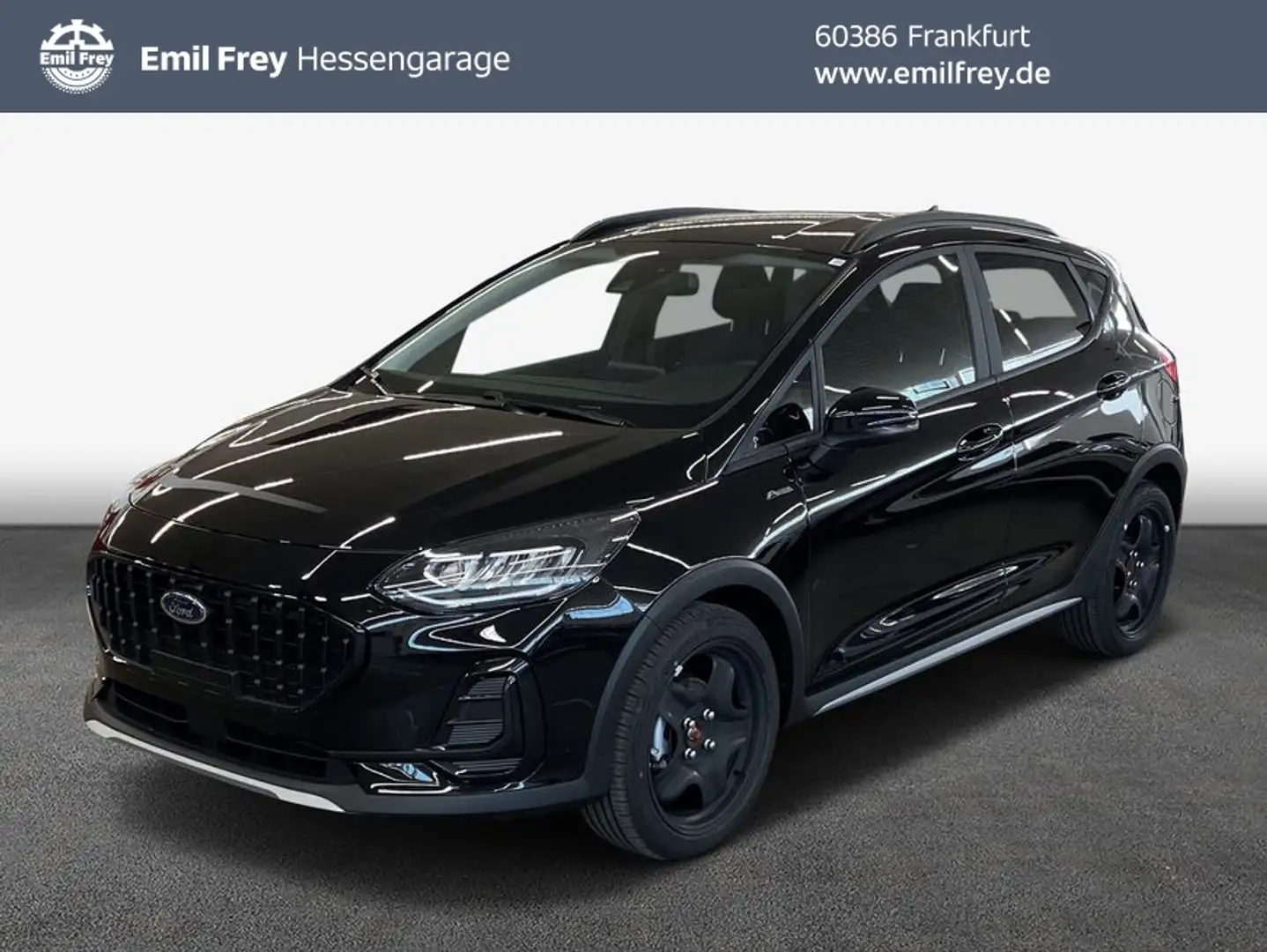Ford Fiesta 1.0 EcoBoost Hybrid S&S ACTIVE 92 kW, 5-tür Schwarz - 1