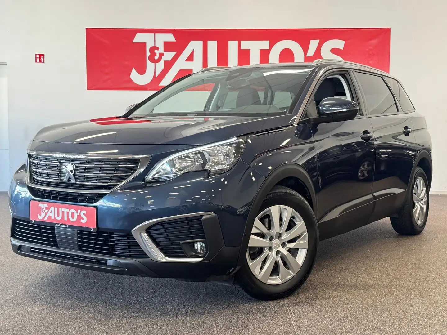 Peugeot 5008 1.2 PureTech Allure 7 PRS, CAR-PLAY, ECC AIRCO, CR Blauw - 1