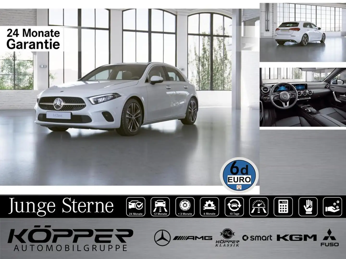 Mercedes-Benz A 180 EDITION 19 K Progressive Kamera ATG LED Weiß - 1