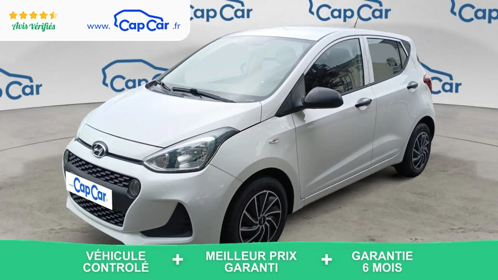 Hyundai i10 1.0 66 Initia Blanc - 1