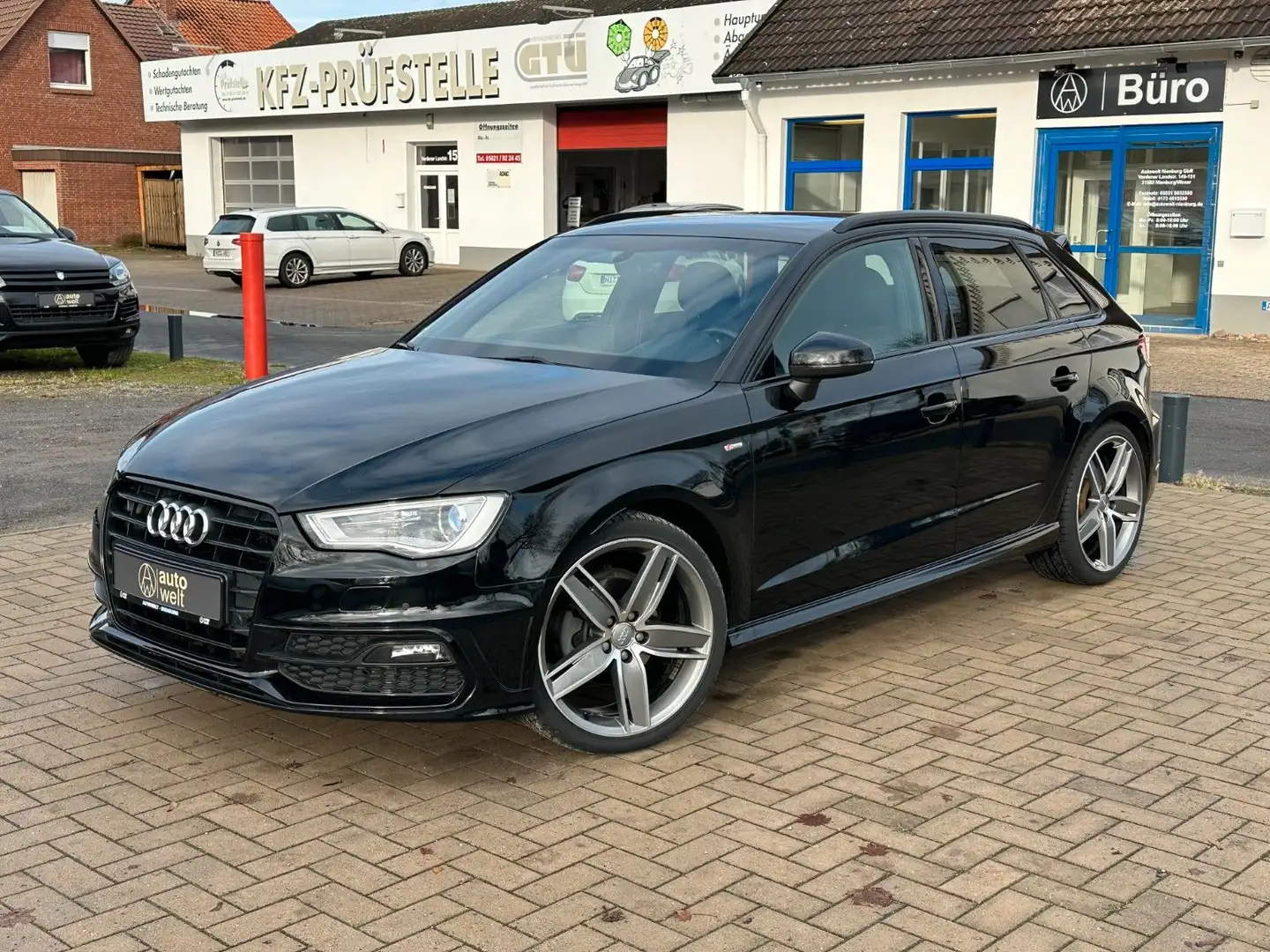 Audi A3 Sportback 2.0 TDI, DSG, 3x S Line, Scheckheft Noir - 1