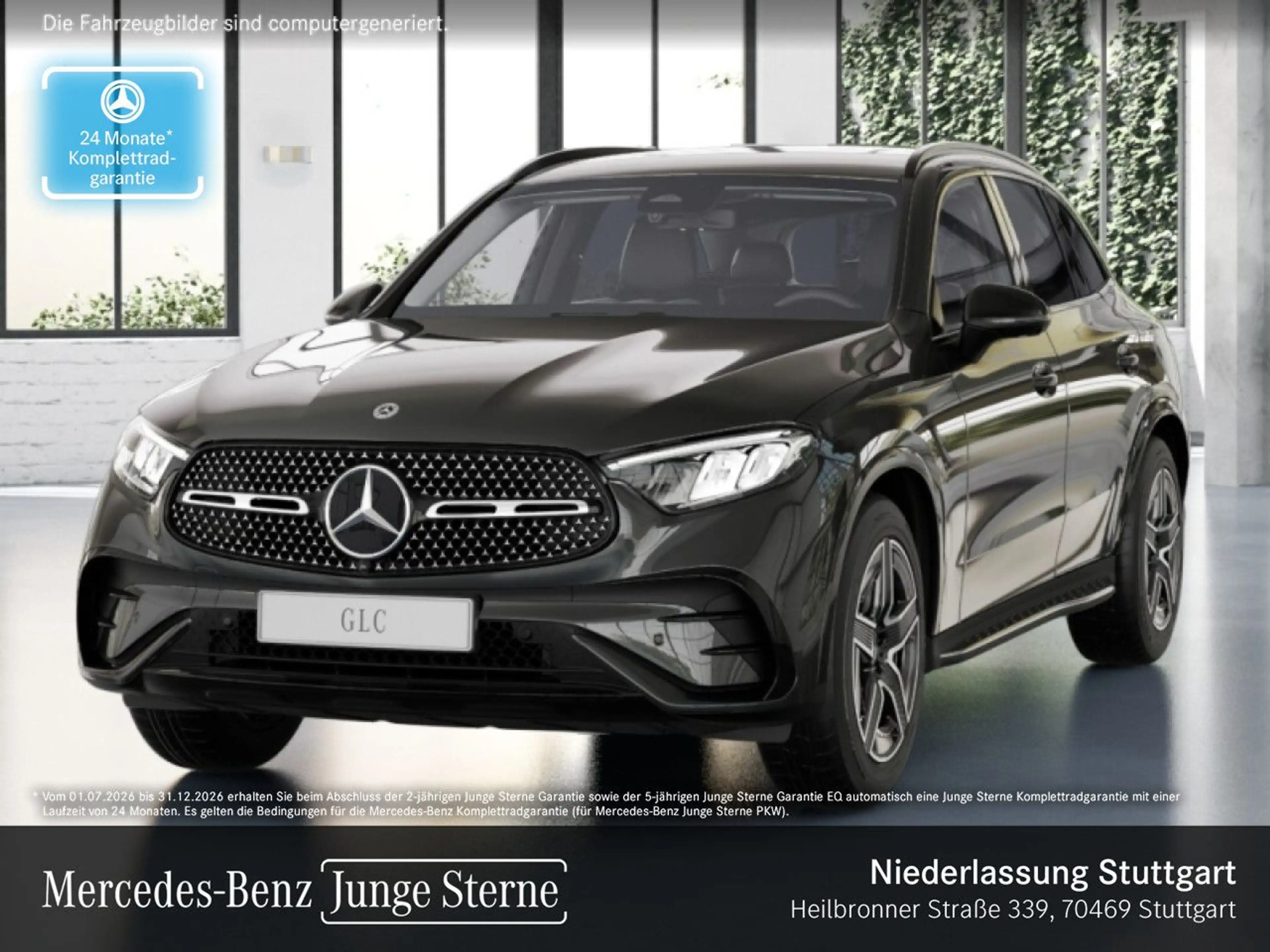 Mercedes-Benz GLC 200 4M AMG+NIGHT+360+AHK+LED+TOTW+KEYLESS+9G