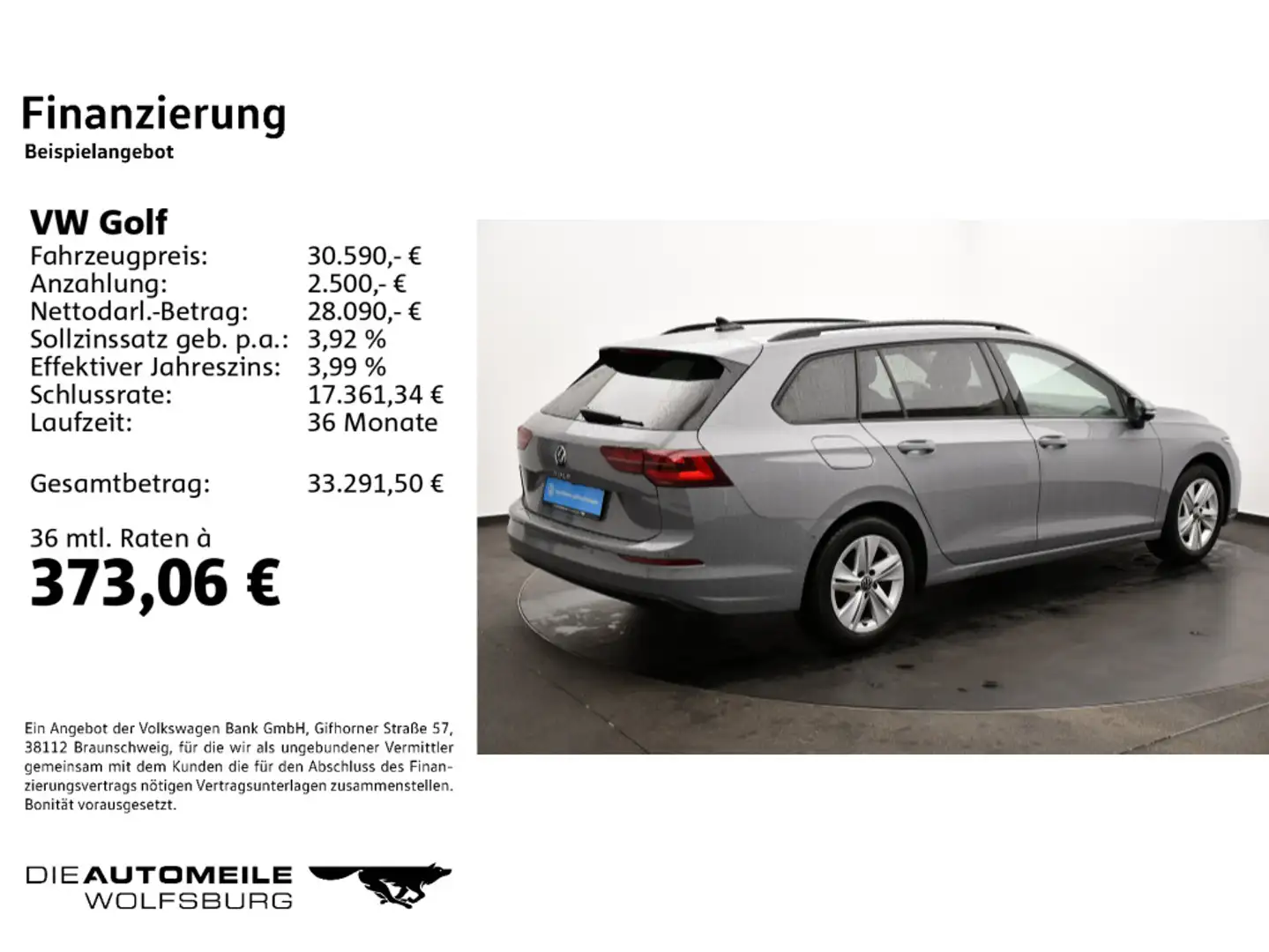 Volkswagen Golf Variant Golf 8 VIII Variant 2.0 TDI DSG Life Matrix/Stan Gris - 2