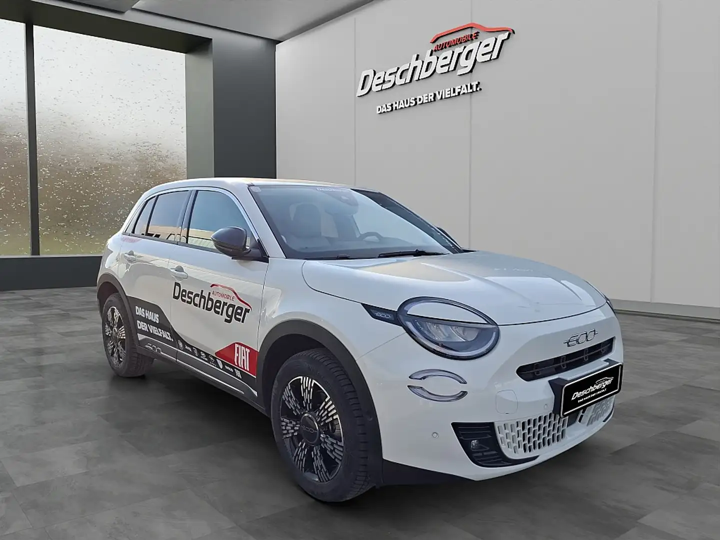 Fiat 600e 600 Elektro La Prima 54 kWh Biały - 2