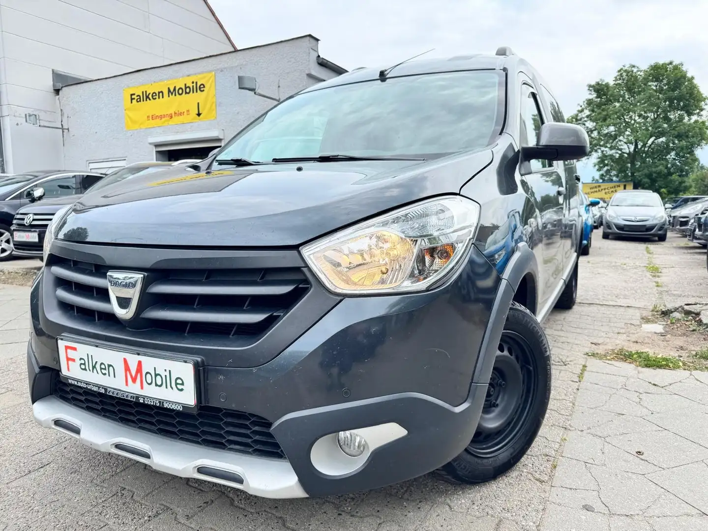 Dacia Dokker Stepway +Klima + 2x Schiebetür +Flügeltür Grau - 1