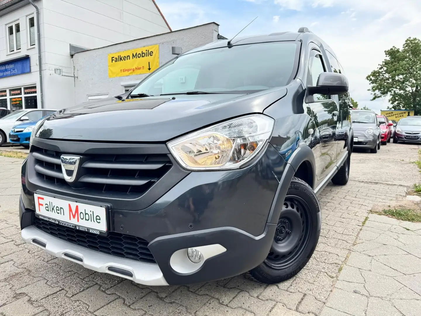 Dacia Dokker Stepway +Klima + 2x Schiebetür +Flügeltür Grijs - 1