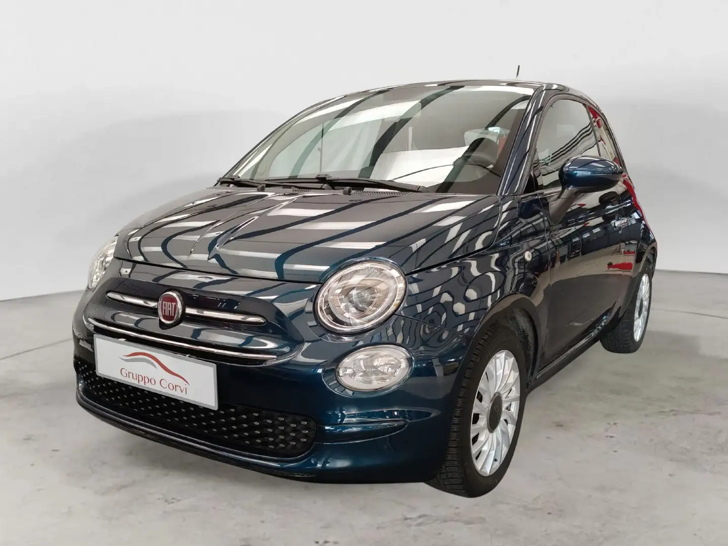 Fiat 500 1.2 Lounge Blauw - 1