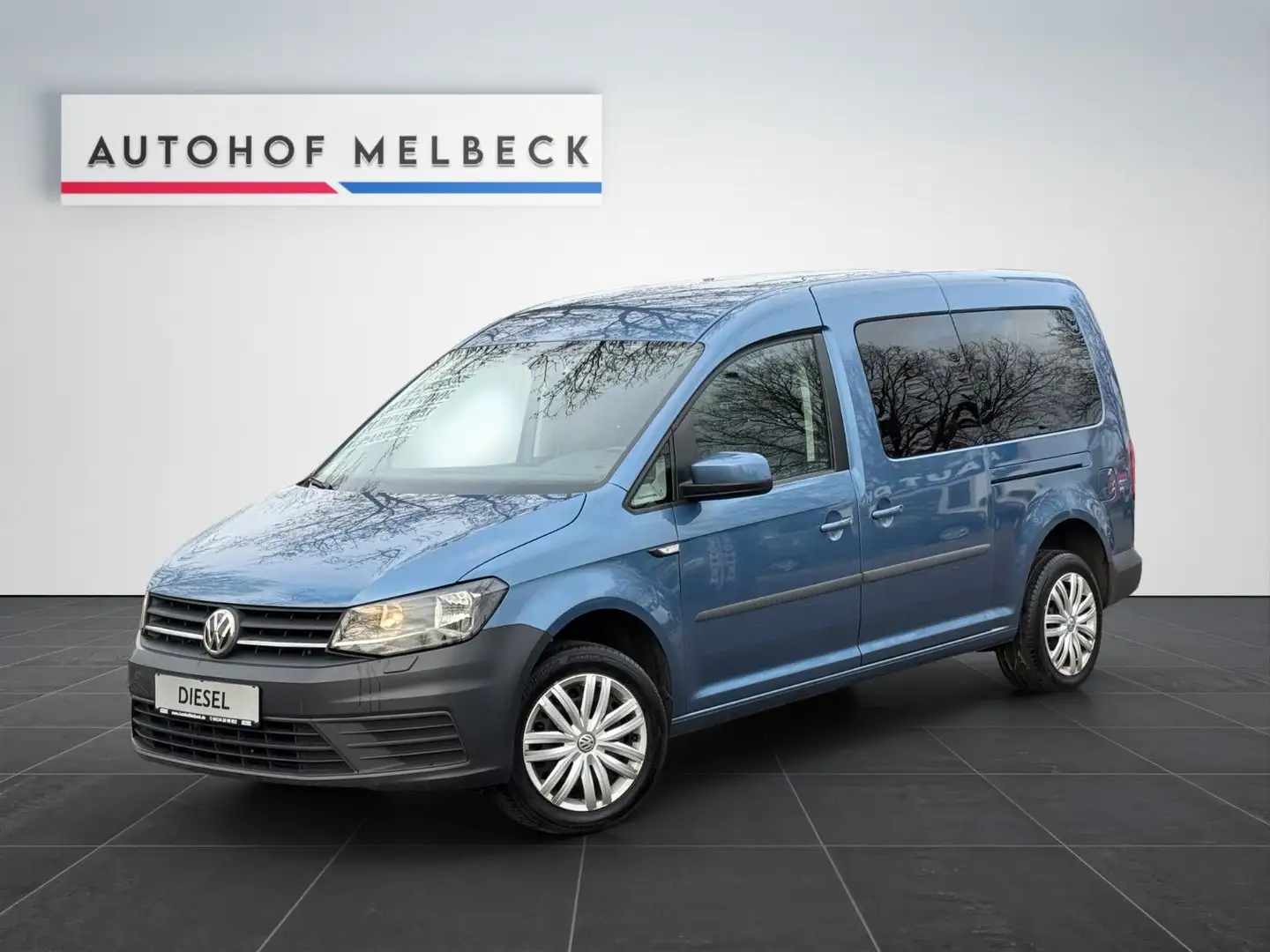 Volkswagen Caddy Maxi Comfortline *2.HAND*7.SITZER*KLIMA* Azul - 1
