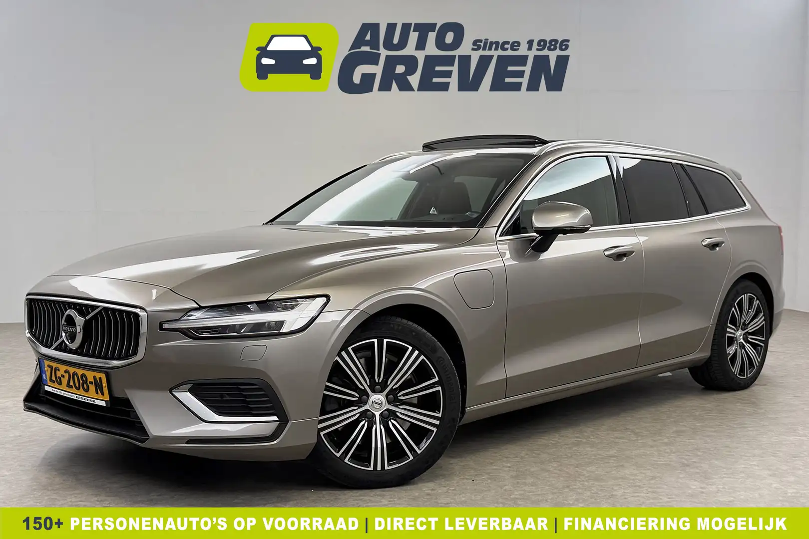 Volvo V60 2.0 T8 Twin Engine AWD Inscription 304PK Pano Harm Beige - 1