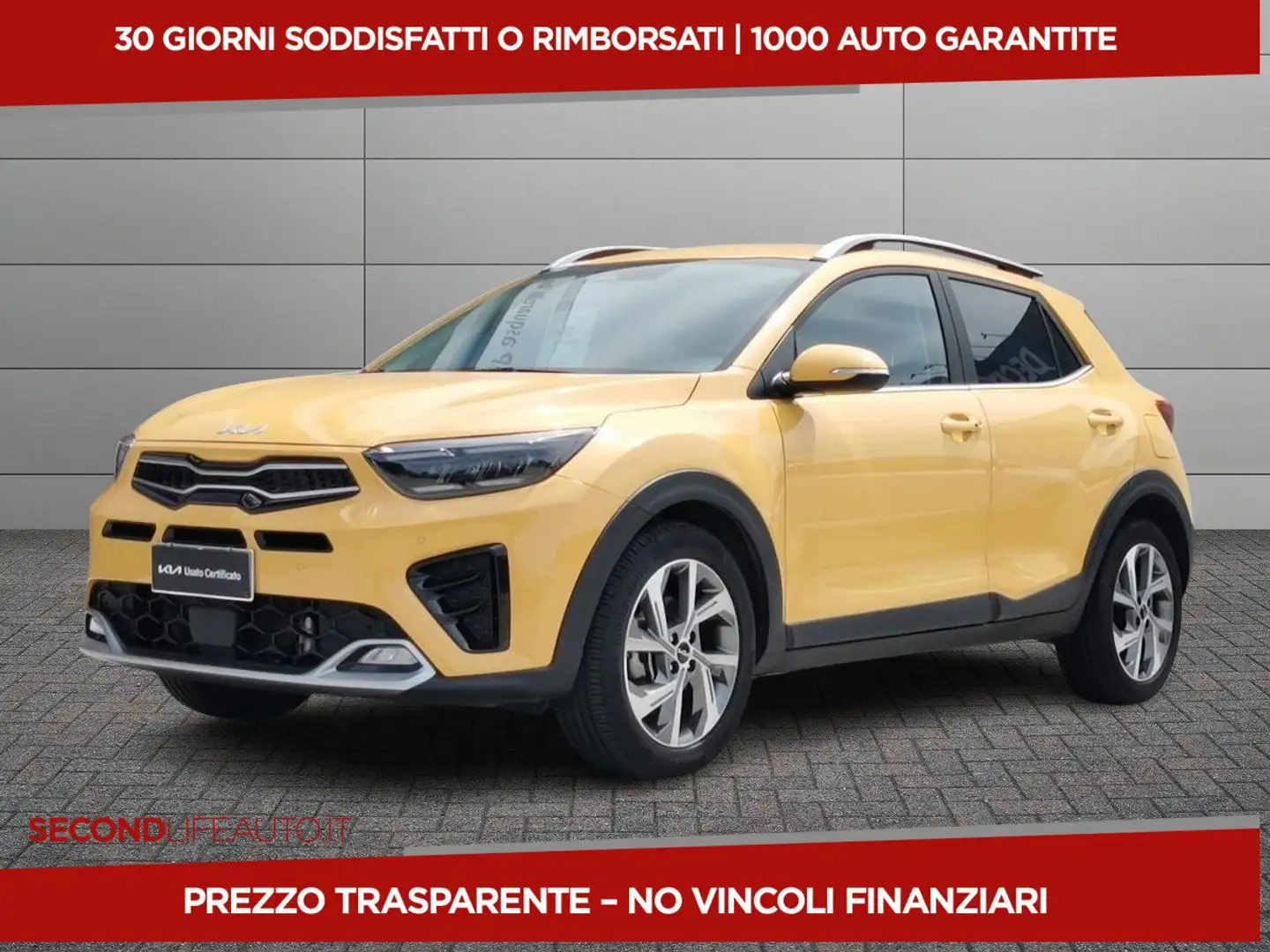 Kia Stonic 1.0 t-gdi mhev GT Line 100cv imt Giallo - 1
